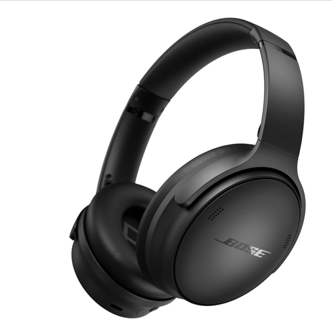 Pair of Bose QuietComfort Bluetooth headphones.